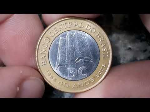 Vendo moeda de 1 real (Banco Central) rara