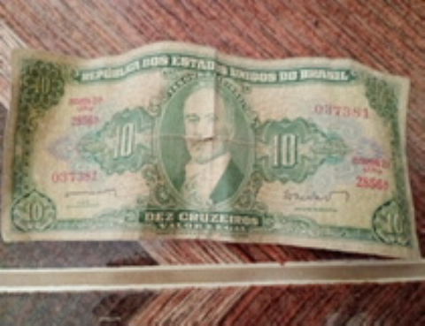 Nota de 10 cruzeiros da república estados unidos do Brasil